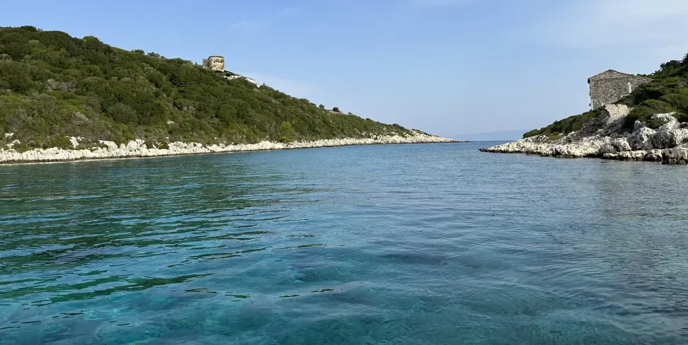 Breathtaking view of Paxos Island, Greece